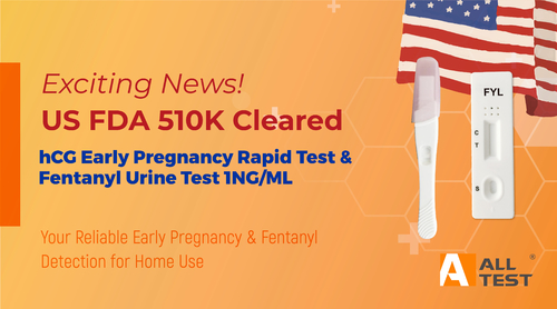 آخرین اخبار شرکت در مورد FDA 510 ((k) تصفیه شده - AllTest: تشخیص قابل اعتماد بارداری زودرس و دارو