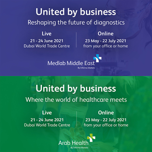 آخرین اخبار شرکت در مورد نمایشگاه آنلاین Arab Health و Medlab خاورمیانه