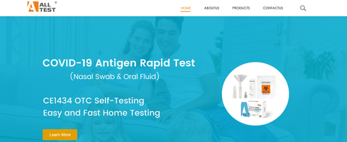 آخرین اخبار شرکت در مورد صفحه ویژه ALLTEST COVID-19 اکنون آنلاین است!
