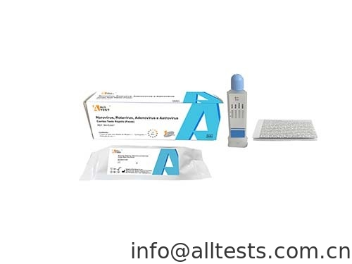 Good price نوروویروس روتاویروس آدنوویروس و استروویروس آزمایش سریع نمونه های مدفوع انسانی لیوان آزمایش سریع بیماری های عفونی آنلاین