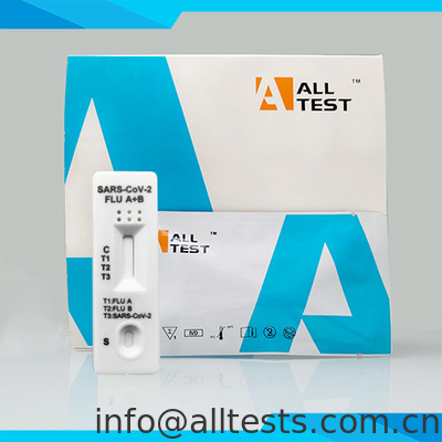 Good price آزمایش ایمنی کروماتوگرافی سریع برای آنتی ژن های SARS-CoV-2 و آنفولانزا A B در آزمایش بیماری های عفونی Swab آنلاین