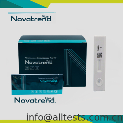 قیمت خوب TGAb Test Cassette Fluorescence Immunoassay Kit for Whole Blood Serum Plasma آنلاین