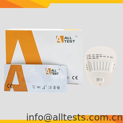 قیمت خوب کیست تست سریع چند دارویی برای مایعات خوراکی با زمان خواندن 3 ~ 10 دقیقه، گواهینامه CE و تا 17 داروی آزمایش شده آنلاین