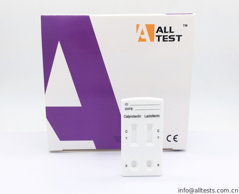 Good price Calprotectin و Lactoferrin Comb Lateral Flow Flight Flight Flight Test گواهینامه CE آنلاین