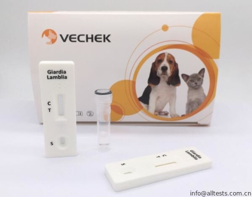 Good price کاست راحت سگ Giardia Lamblia کیت تشخیصی سریع و سریع آنلاین