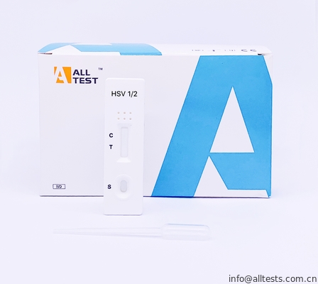 Good price سنجش ایمونوکروماتوگرافی جریان جانبی جانبی HSV 1/2 IgG کاست تست سریع برای سرم یا پلاسما آنلاین
