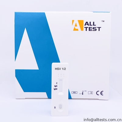 Good price روش ایمنی سنجی کروماتوگرافی کاست تست سریع کاست تست HSV 1/2 IgG / IgM آنلاین