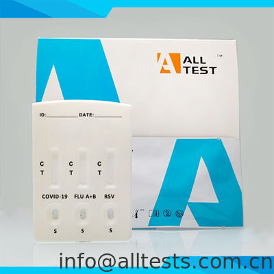 قیمت خوب آزمایش ترکیبی سریع آنتی ژن SARS-CoV-2/آنفولانزا A+B/RSV برای تشخیص سریع آنلاین
