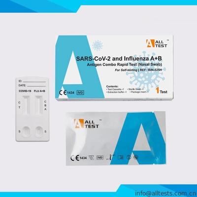 Good price سواب بینی تست سریع ترکیبی آنتی ژن SARS-CoV-2 و آنفلوانزا A+B آنلاین