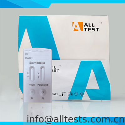 Good price کیت آزمایش سریع سالمونلا تیفی و پاراتیفی B آنتی ژن بیماری های عفونی 97.8٪ دقت آزمایش آنلاین