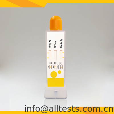Good price FCoV FPV Giardia Lamblia آنتی ژن کامبو کیت آزمایش سریع مدفوع جام تشخیصی دامپزشکی آنلاین