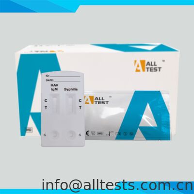 قیمت خوب IHAS-425 -- HAV IgM& Syphilis Combo Rapid Test (کل خون/ سرم/پلازما) آنلاین