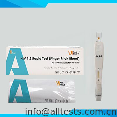 قیمت خوب IHI-403HP HIV 1.2 آزمایش سریع خون انگشت برای آزمایش خود آنلاین