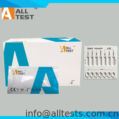 قیمت خوب آزمایش سریع اسهال باکتریایی برای شیگلا/سالمونلا/کلستریدیوم دیفیسیل با نتایج سریع در ۱۰ دقیقه، دقت بالا و تفسیر بصری آسان آنلاین