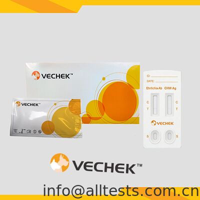 قیمت خوب آنتی بادی Ehrlichia Canis + آنتی بادی CHW کامبو کیست تست سریع نتایج سریع دقت بالا عملیات ساده آنلاین