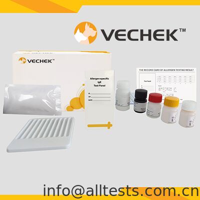 قیمت خوب کیت تست سریع آنتی‌بادی IgE اختصاصی آلرژن سگ، زمان خواندن ۳۶ دقیقه برای تشخیص کیفی در بسته ۱۰ تستی آنلاین