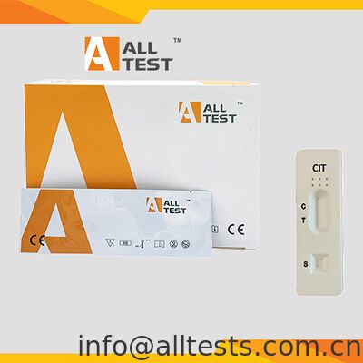 قیمت خوب کیت تست سریع CIT با زمان خواندن 5 تا 10 دقیقه و 500 ng / ml برای نمونه خون کامل / سرم / پلاسما آنلاین