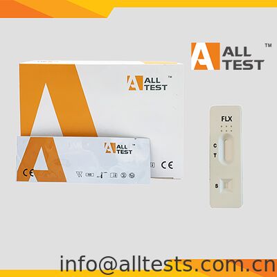 قیمت خوب تست سریع FLX برای تشخیص FLX با زمان خواندن 5-10 دقیقه و حد آستانه 500 نانوگرم در میلی لیتر در خون کامل/سرم/پلاسما آنلاین