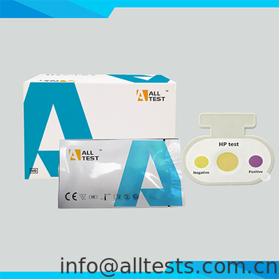 قیمت خوب آزمایش سریع H. pylori با زمان خواندن 3 دقیقه ای، دقت بالا و تفسیر بصری آسان برای تشخیص Helicobacter pylori آنلاین