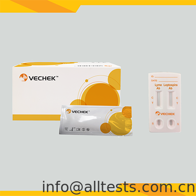قیمت خوب کاست تست سریع آنتی بادی لایم + آنتی بادی لپتوسپیرا برای استفاده دامپزشکی با زمان خواندن 10 دقیقه و دقت بالا برای نمونه خون کامل / سرم / پلاسما آنلاین