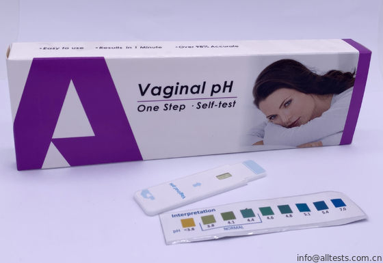 Good price نوار تست سریع با حساسیت بالا PH Swab واژن بدون واکنش متقاطع برای استفاده در منزل آنلاین