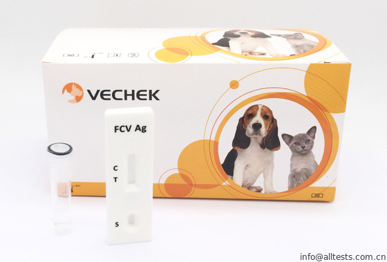 Good price کیت تست تشخیصی سریع Feline Calicivirus Ag با استفاده آسان آنلاین