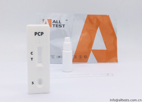 Good price No Cross Reactivity 25ng / ml PCP Abuse Drug Test Test Complete blood / serum / plasma Phencyclidine Diagnosis Diagnosis آنلاین