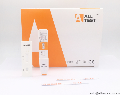 Good price کیت تست سوء مصرف دقیق مواد مخدر سفارشی اکستازی (MDMA) کیت تست Metmethahylenedioxy با CE آنلاین