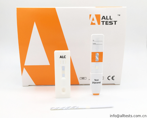 Good price کیت های آزمایش الکل (ALC) سریع کاست تشخیصی / کاست تست / قطره ای / پانل ، حضور در ادرار را با وجود CE تشخیص می دهد آنلاین