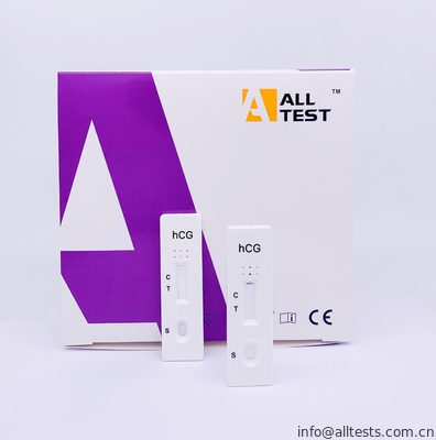 Good price یک کاست تست راحت یک مرحله ای 8/99٪ HCG یک مرحله بارداری با حساسیت بالا آنلاین