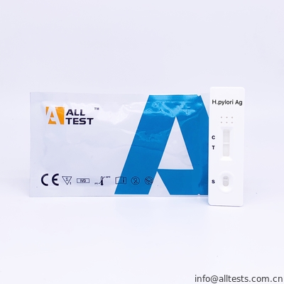 Good price کیت های تست سریع آنتی ژن Feces H. pylori خط رنگی برای بیمارستان آنلاین