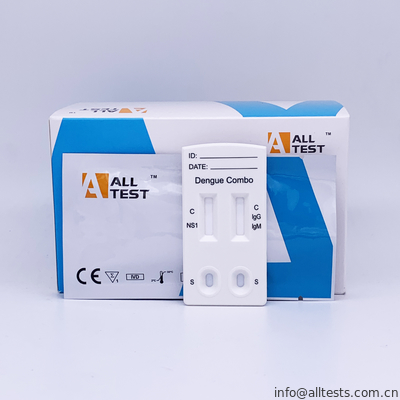 Good price کیت تست آزمایشی سریع Dengo IgG / IgM و NS1 Combo که با شروع ناگهانی تب مشخص می شود آنلاین