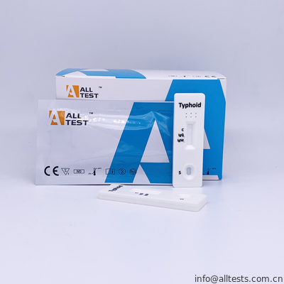 Good price کیت های تست سریع IgM / IgG Typhoid با دقت 96.5٪ با خط رنگی (خون کامل / سرم / پلاسما) آنلاین