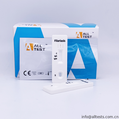 Good price AllTest Filariasis Rapid Test کیت های خون و سرم و پلاسما IFIL-402 آنلاین
