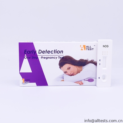 Good price یک قدم OTC Gonadotropin کوریونی انسانی تشخیص کیت تشخیصی سریع کیت تشخیصی استفاده خانگی آنلاین