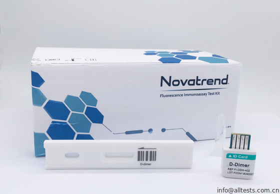 Good price تست تشخیصی D-Dimer توسط آنالایزر ایمونواسی فلورسانس فلورسانس Novatrend در خون / سرم / پلاسما در انسان آنلاین
