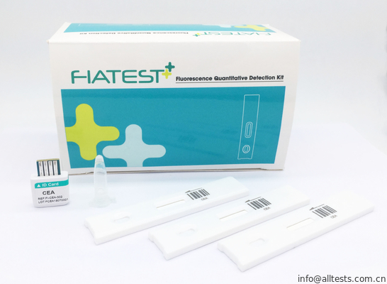 Good price تست آنتی ژن کارسینوآبریکونیک مناسب (CEA) استفاده آسان توسط سرم / پلاسما آنالایزر Immunoassay آنالیز فلورسانس Fiatest GO آنلاین
