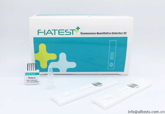 Good price استفاده از کیت تست Streptococcus pyogenes با حساسیت بالا توسط آنالایزر سنجش ایمنی سنجی فلورسانس فلورسانس Fiatest GO در سواب انسانی آنلاین