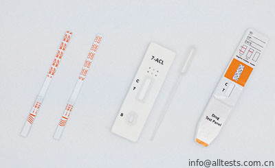 Good price 300ng / ml 7-Aminoclonazepam (7-ACL) کیت کاست / سوپاپ / نوار تست نواری سریع تزریق شده با مواد مخدر یکبار مصرف با CE آنلاین