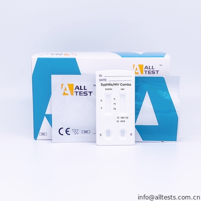 Good price AllTest Syphilis / HIV 1.2.O Combo Rapid Test کیت تست عفونی آنلاین