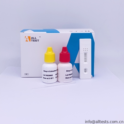 Good price خط کنترل در Blue Strep A کیت های سریع آنتی ژن در نمونه های سواب گلو با CE آنلاین