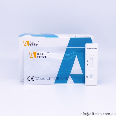 Good price کاست آزمایش سریع آنتی ژن Streptococcus Pneumoniae ، آزمایش سریع ادرار آنلاین