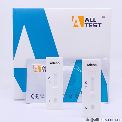 Good price AllTest Adenovirus Pneumoniae آنتی ژن جانبی جانبی جریان ایمونوکروماتوگرافی سنجش سریع تست کاست تست آنلاین