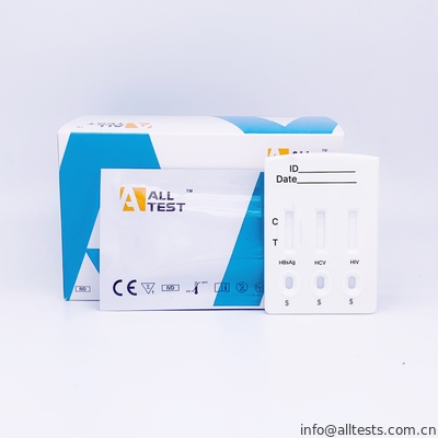 Good price کاست آزمایش سریع HBsAg / HCV / HIV Combo با نمونه سرم / پلاسما آنلاین