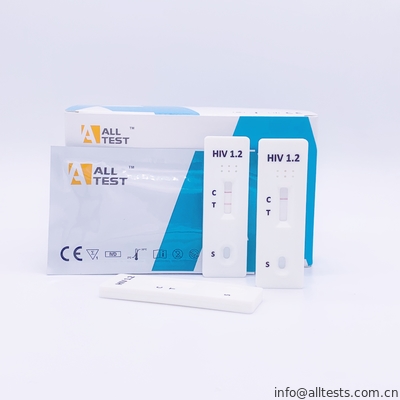 Good price کاست تست سریع یک مرحله HIV 1.2 با دقت 99٪ دقیق آنلاین
