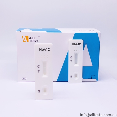 Good price CE گواهی آزمایش هموگلوبین گلیکوزیله شده (HbA 1c) در خون کامل آنلاین
