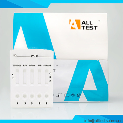 Good price COVID-19 / InfluenzaA + B / RSV / Adenovirus / M.pneumoniae Antigen Combo Rapid Test CE با مارک آنلاین