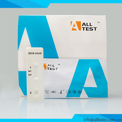 Good price 2019-nCoV IgG / IgM Rapid Test با نمونه کل خون / سرم / پلاسما با CE مارک آنلاین